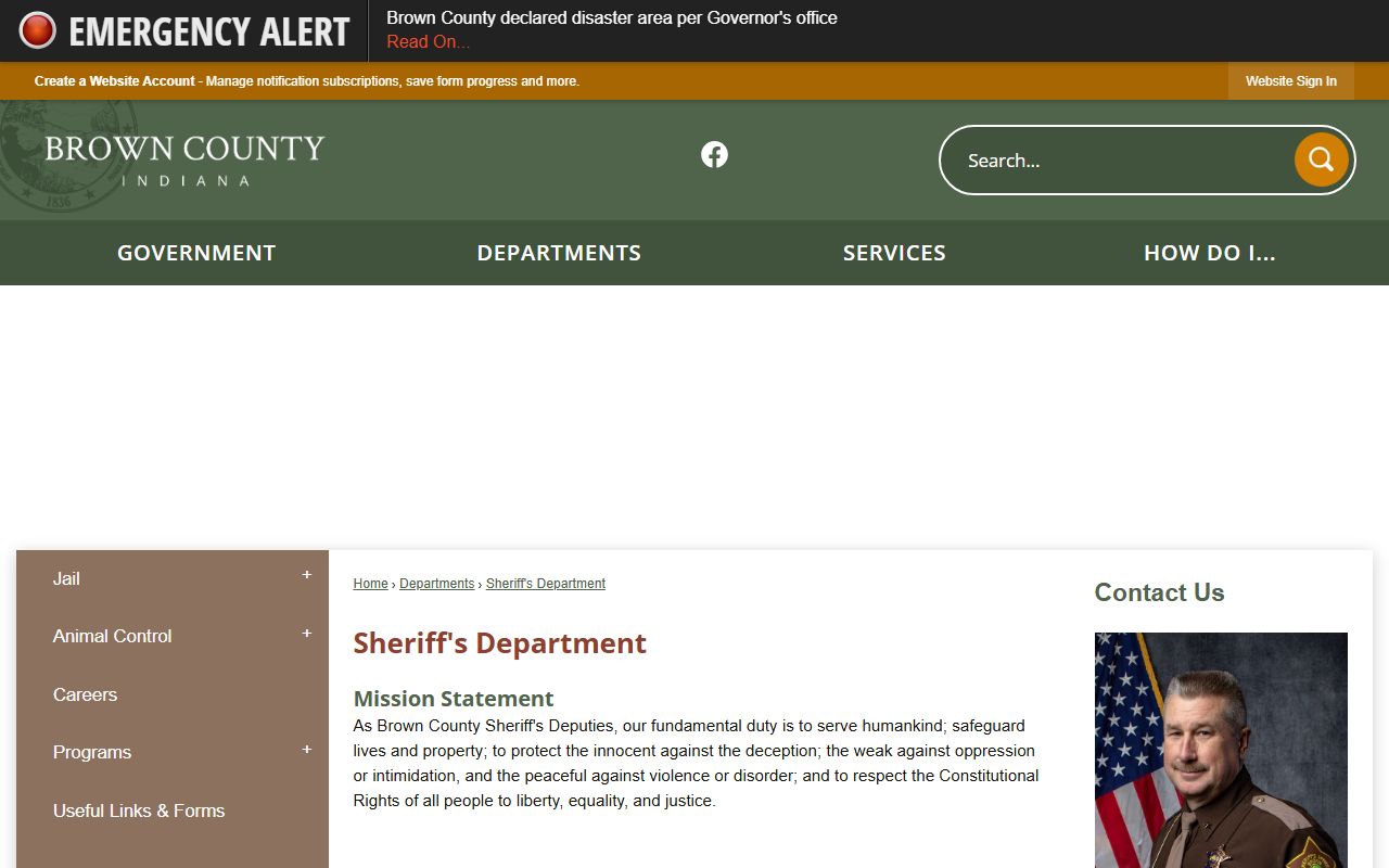 Brown County arrest records and court charges sheriff source