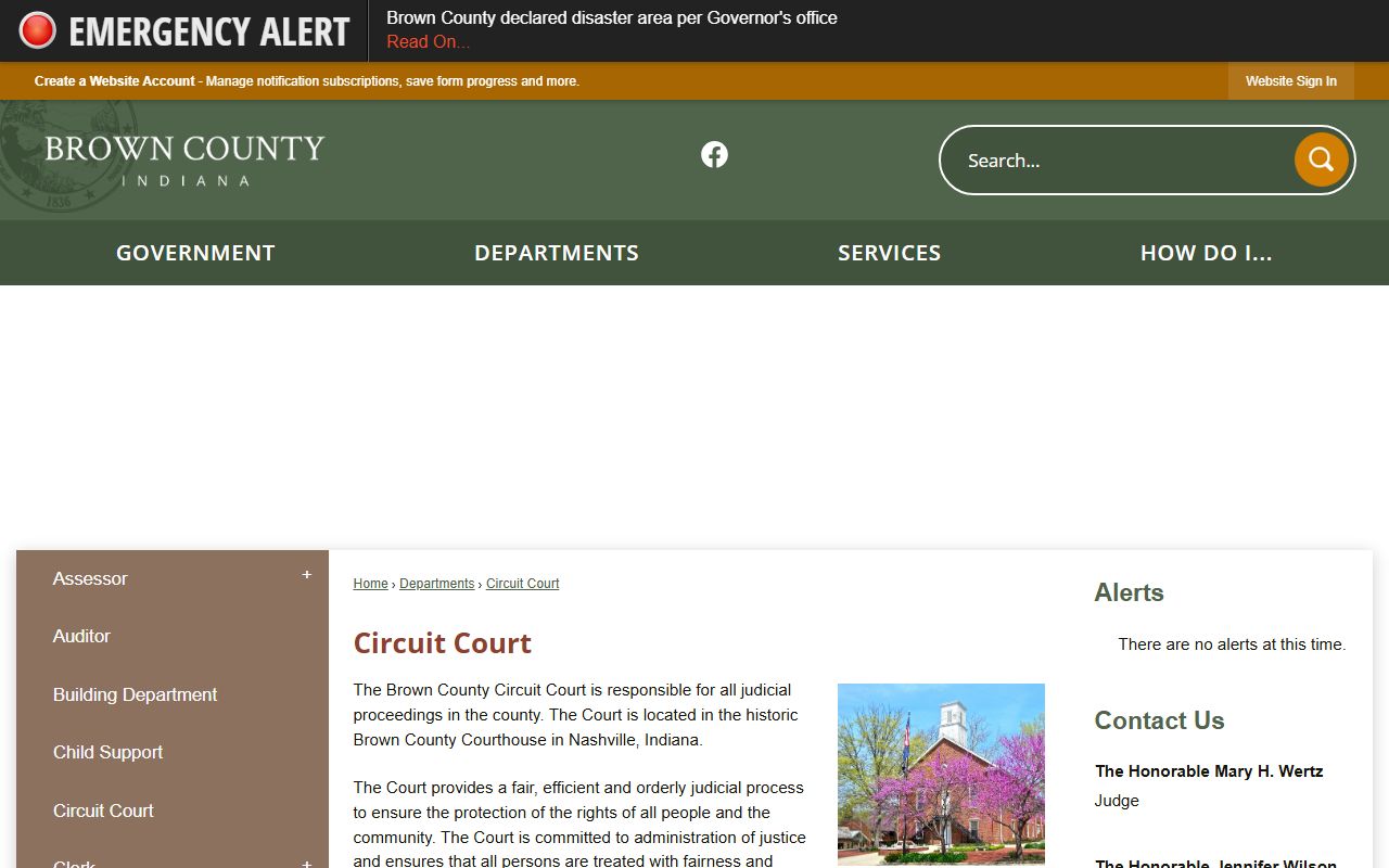 Brown County Circuit Court records and court services information